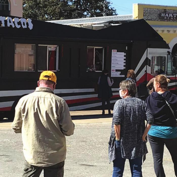 Torchy’s Taco Truck was in La Grange Monday