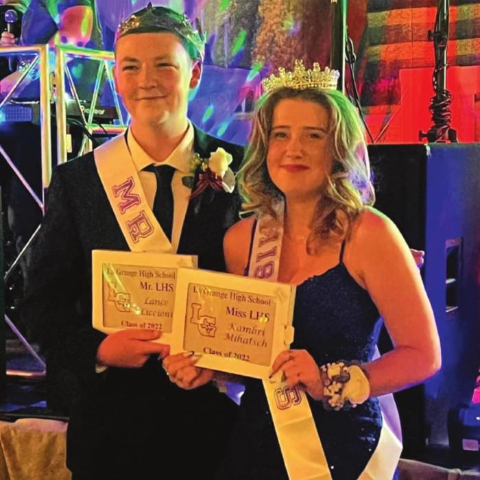 Mr. and Miss LHS Crowned at Prom