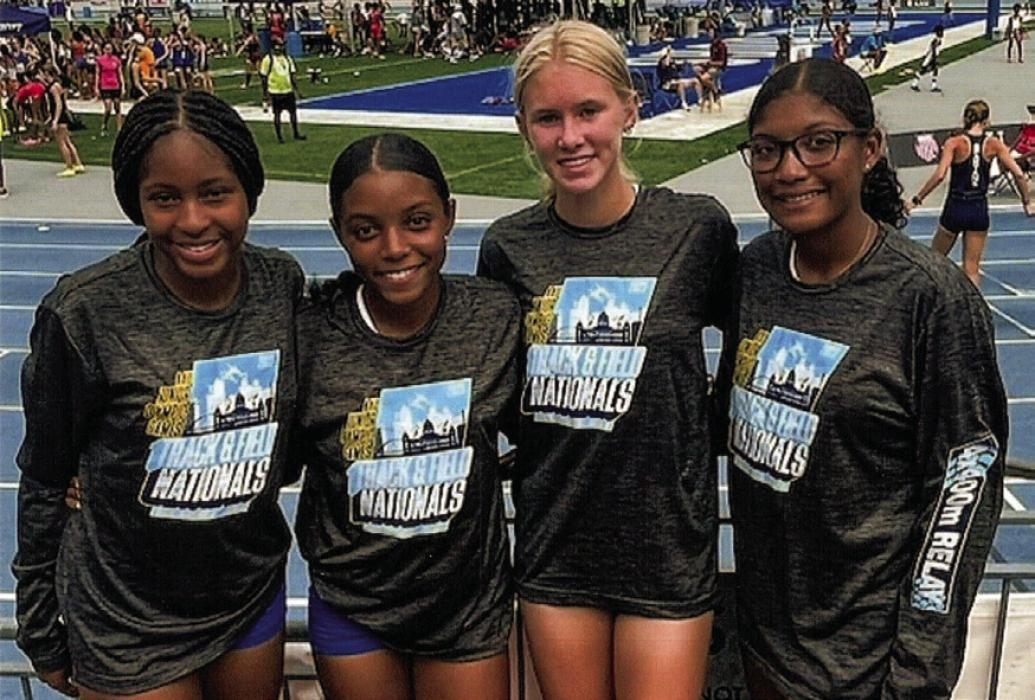 Local AAU Relay Team Competes at Junior Olympics