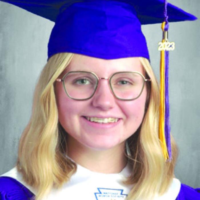 Valedictorian Kylee Kelley