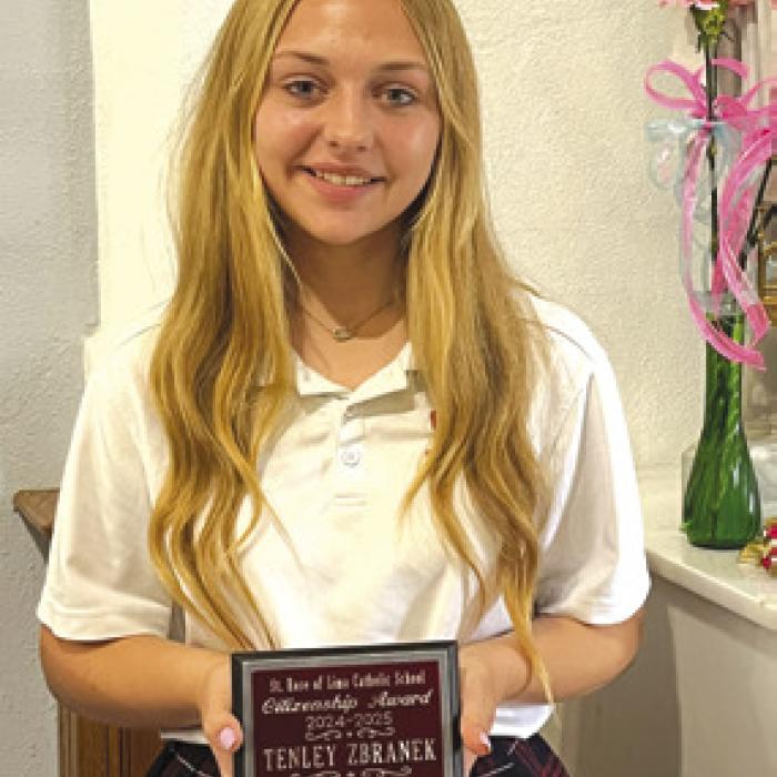 St. Rose Graduation Citizenship Winner