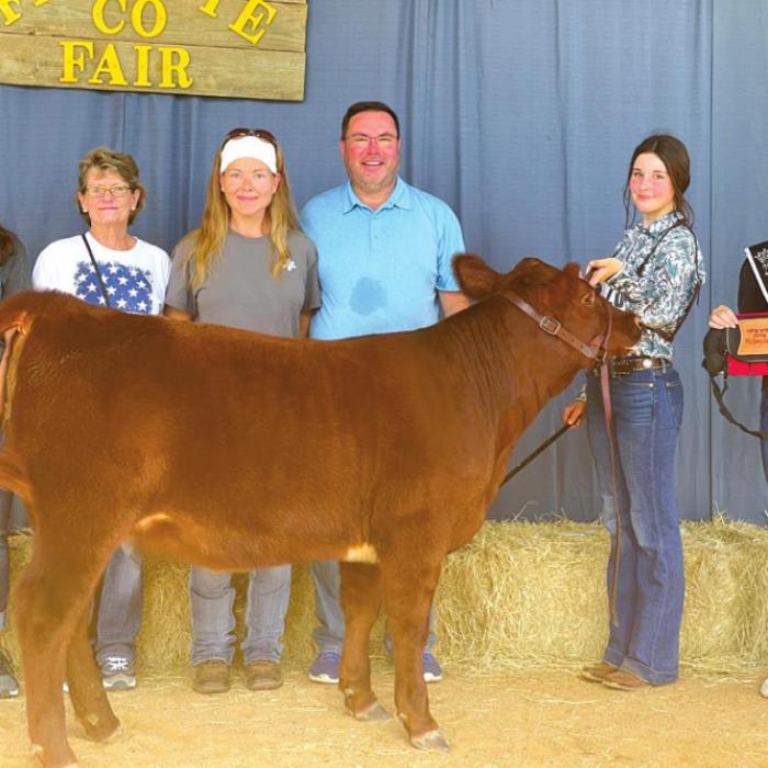 Annual Fayette County Fair Livestock Results