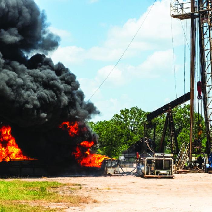 One Injured As Fire Breaks Out At Oil Well Site