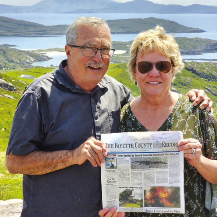 West Point Couple Visits UK