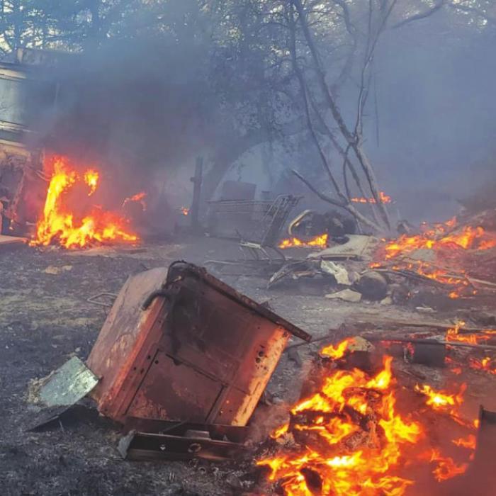 Massive Fire Friday Near Flatonia