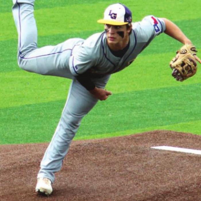 La Grange’s Clay Wolff pitched a complete game Thursday. Photos by Jeff Wick