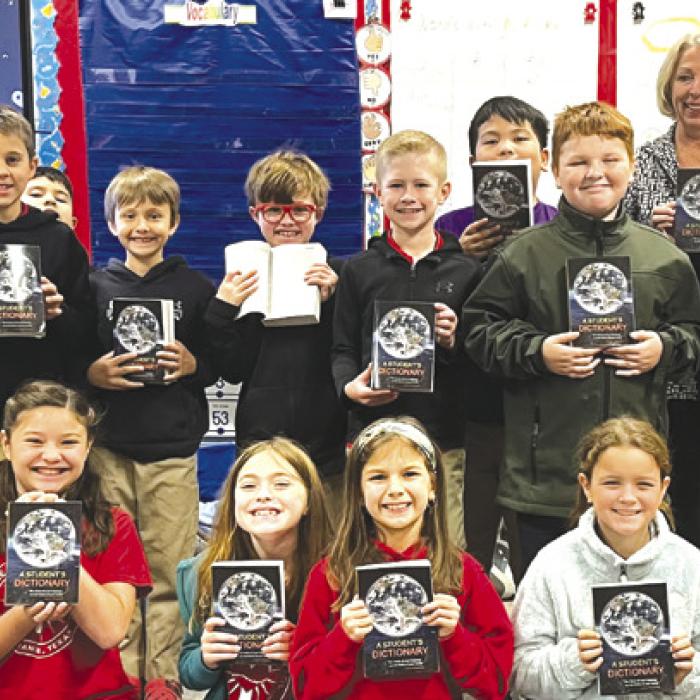 Recently the Fayette County Republican Women presented the third graders at Sacred Heart Catholic School with student dictionaries. Students learned new things as they explored their new dictionary. SHS appreciates these ladies supporting students.