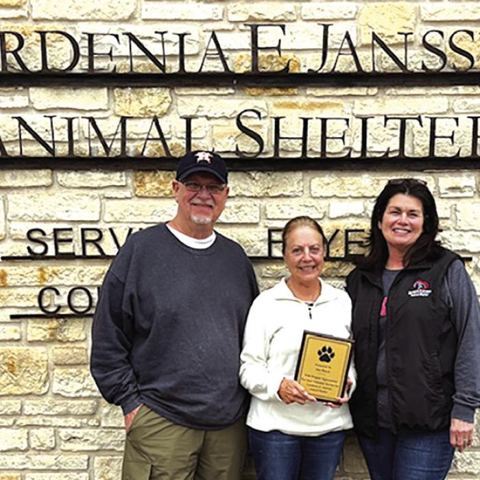 Left to Right: Frank Reichert - Board President, Ann Rauch, Teresa Brown – Executive Director