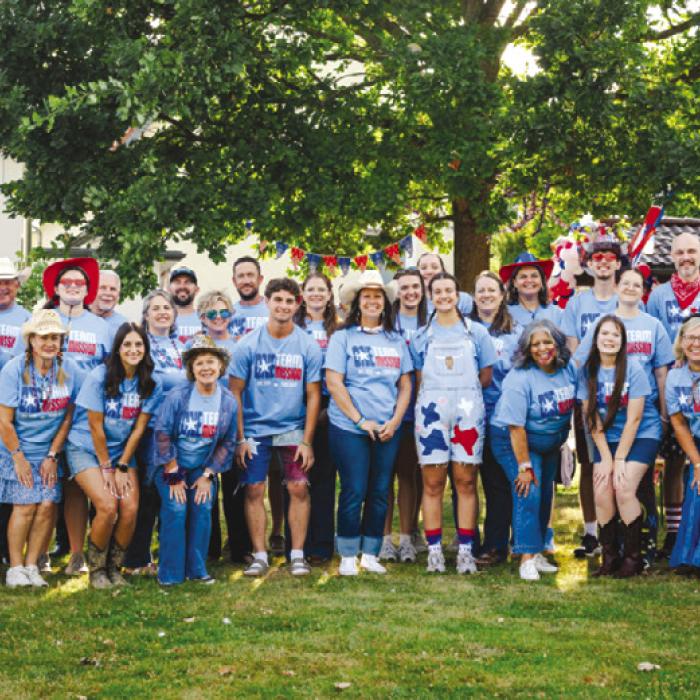 Members of the Flatonia Baptist Church traveled to Germany on a mission trip. Here’s a picture of the whole group.