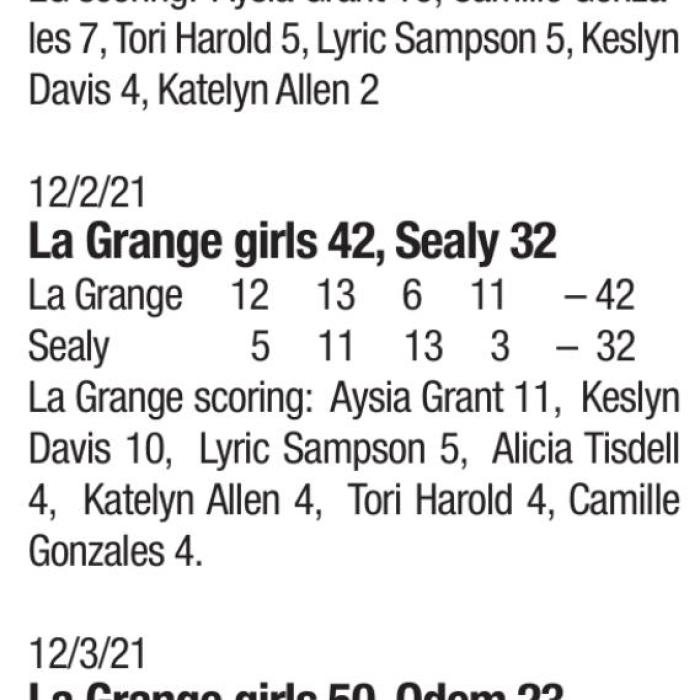 Lady Leps Win Basketball Tourney Title