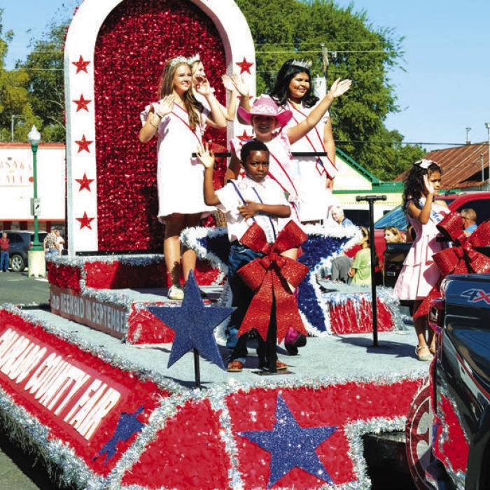 Best Overall entry went to the Colorado County Fair Royal Court.