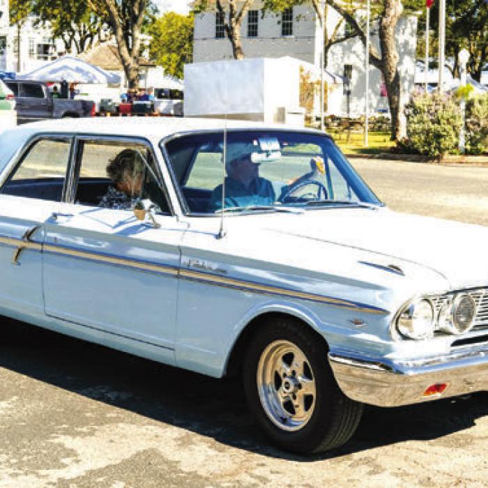 First place car model year 1943 and up went to this 1964 Ford Fairlane 500 owned by Bob Dormois.