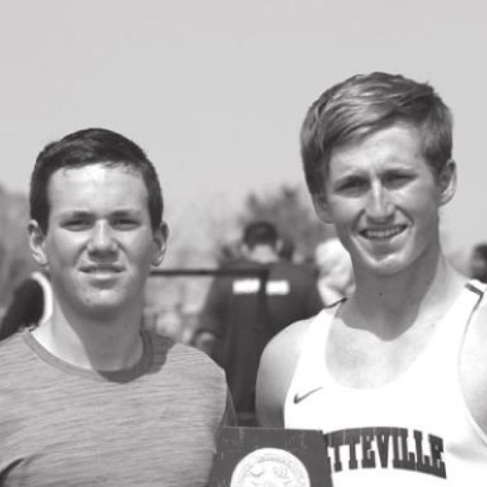 Fayetteville’s 4x400 Relay: Keagan Supak, Reid Gross, Logan Fritsch, Landon Urban