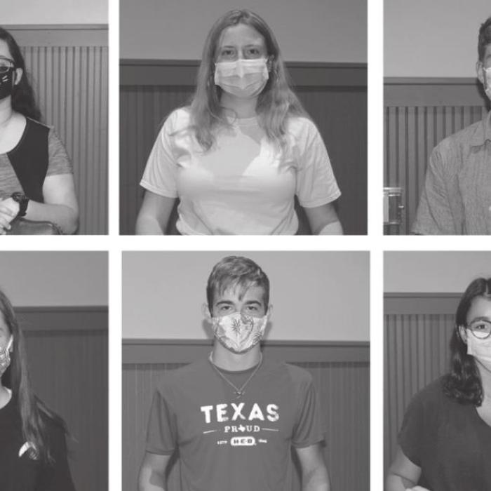 Scholarship recipients are pictured from left to right, top to bottom: Jade Ackerman, Abigail Eindorf, Joshua Amick, Melissa Muras, MaKenzie Givan, Molly Bennett, Trey Cunningham, Kalyn Hernandez, David Krupala.