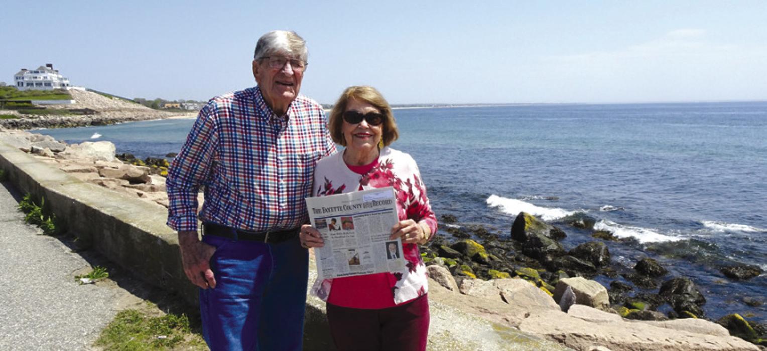 Ed and Ladell Freudenberg recently took The Record to Rhode Island, marking the 50th state Ed has visited. They explored seaport towns and enjoyed the fresh seafood. Their tour guides and traveling companions were their children, Shelly Smith and Kerry Freudenberg.