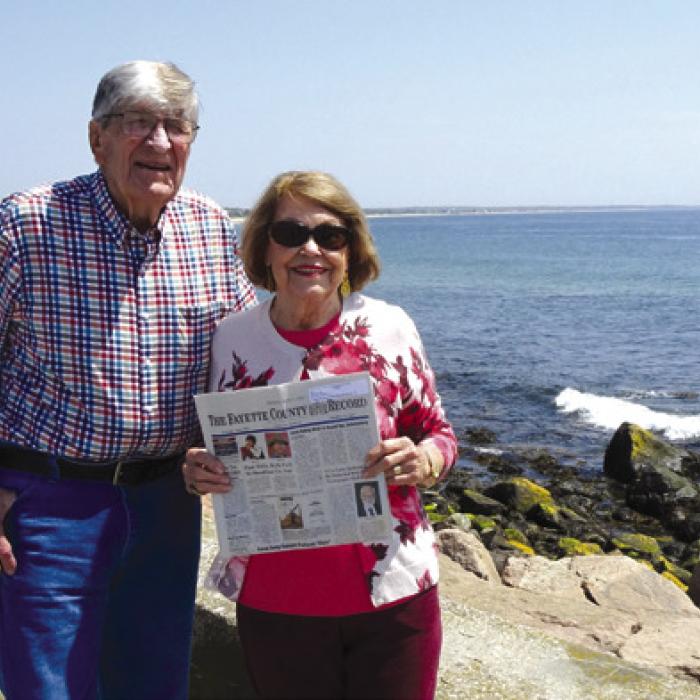 Ed and Ladell Freudenberg recently took The Record to Rhode Island, marking the 50th state Ed has visited. They explored seaport towns and enjoyed the fresh seafood. Their tour guides and traveling companions were their children, Shelly Smith and Kerry Freudenberg.