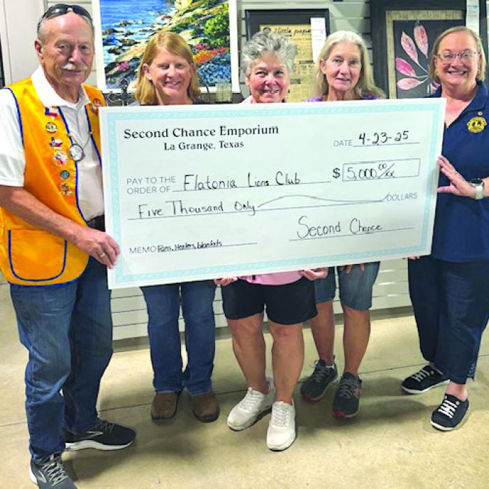 Second Chance Donates to Lions Club