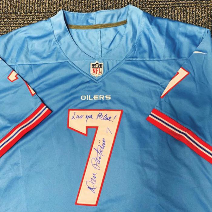 A Houston Oilers signed by the