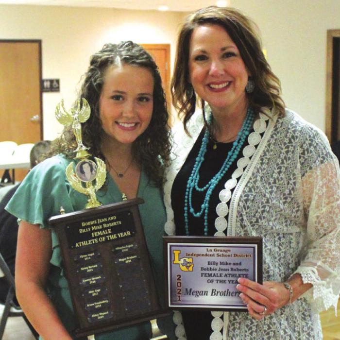 Top La Grange Athletes Honored at Sports Banquet
