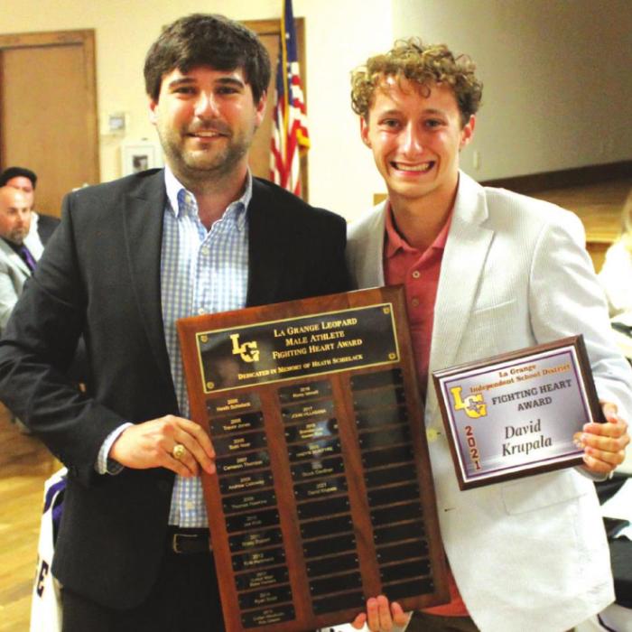 Top La Grange Athletes Honored at Sports Banquet