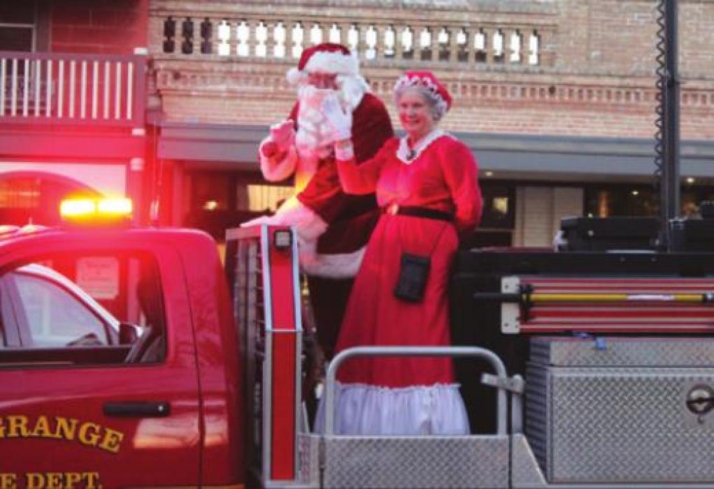 Santa and Mrs. Claus were, of course, the parade marshalls.