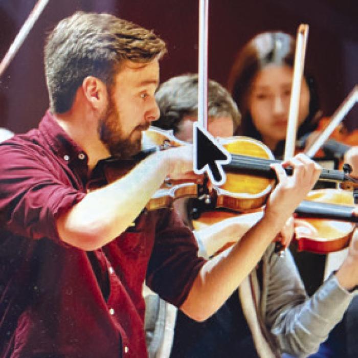 Violin Virtuoso Dr. Matt Lammers of the Axiom Quartet, a national touring group, is a featured artist at the second concert of the Colorado Valley Chamber Players and will play along with the talented pianist Miles Gillette-Bockhorn at St. James Church, La Grange, on Saturday, July 25, at 3 p.m. for “Dinner in Leipzig,” featuring the music of Brahms, Tchaikovsky, and Grieg.