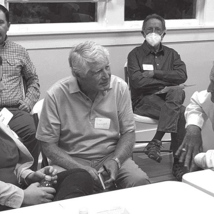 Sharon Muzny, Sam Kuninger and L.J. Calley find points of agreement on controversial topics.