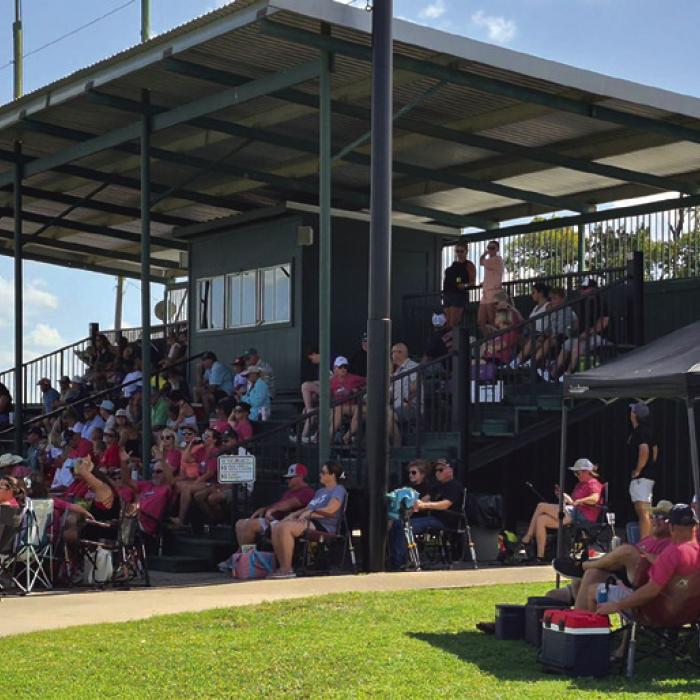 A huge crowd showed up Sunday for the Community League title game at the fairgrounds in La Grange.