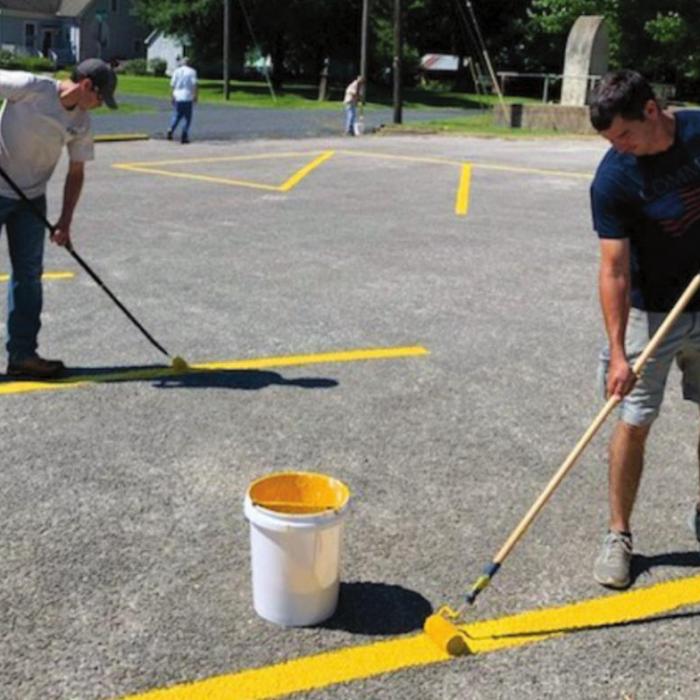 Knights of Columbus Re-stripe Parking Lot