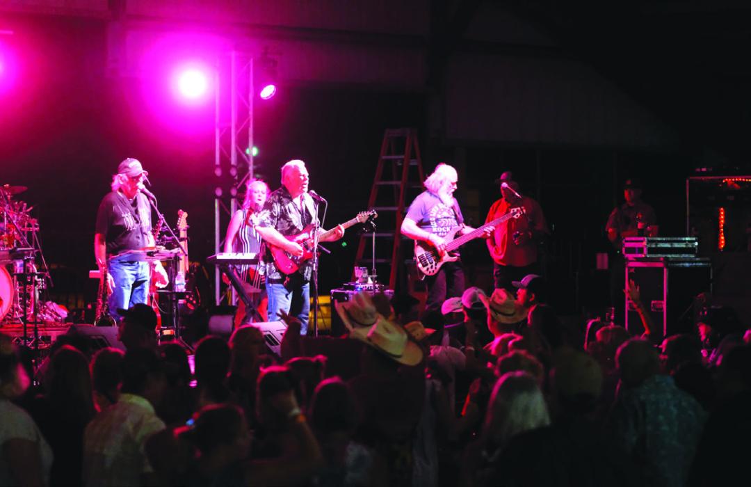 The Triumphs performed Friday night before a big crowd at the Schulenburg Festival.