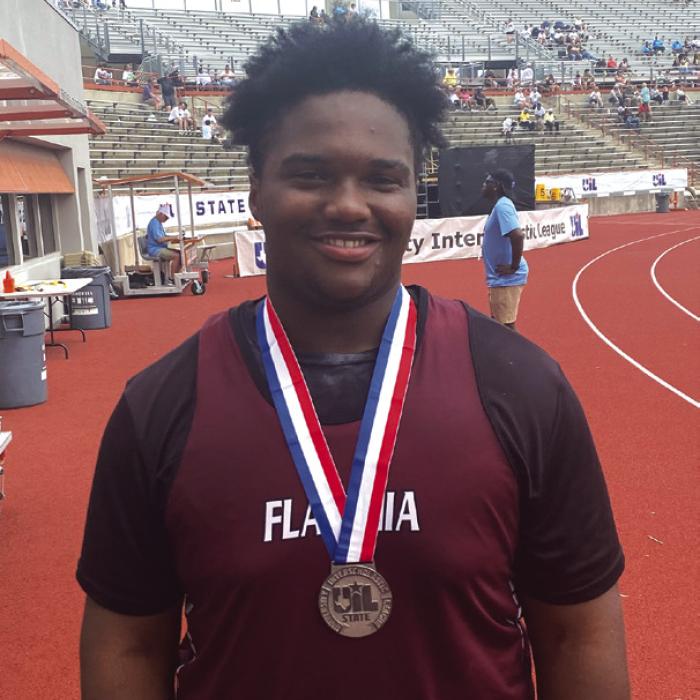 Kobe Burton Wins State Silver in Shot Put