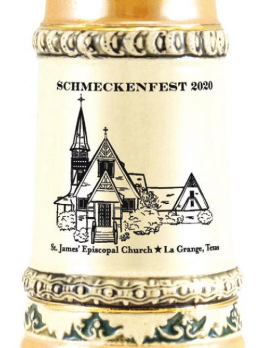 New 2020 Schmeckenfest Mini Stein Features St. James Episcopal Church