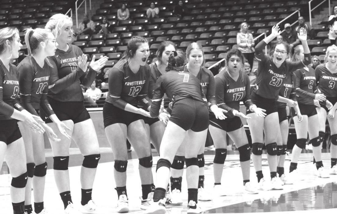 The Lady Lions are announced prior to the title match. Photos by Jeff Wick