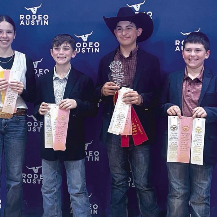 4th Place Junior Team: Alexi Berckenhoff, Crockett Guenther, Dylan Zweschper, and Hudson Holub.