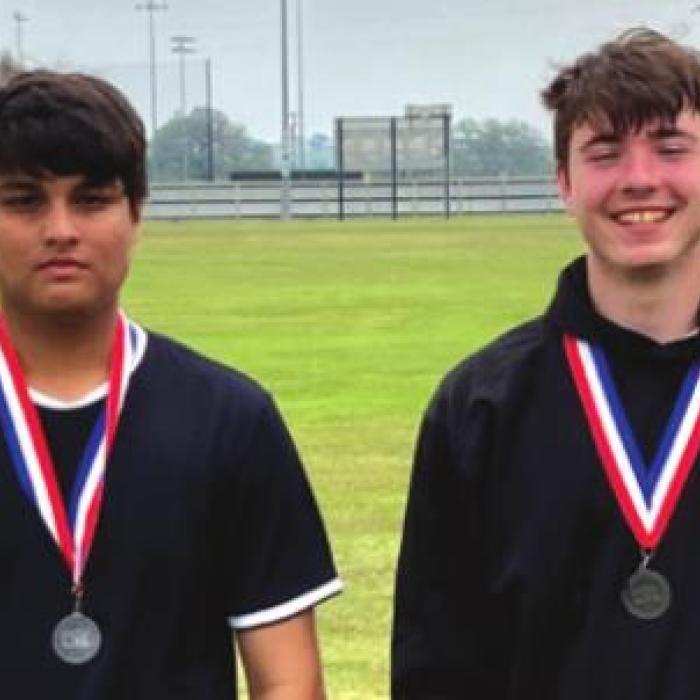 Jason Schaeffer and Kevin Nieto were second in boys varsity doubles.