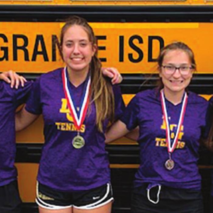 La Grange JV Tennis Medalists