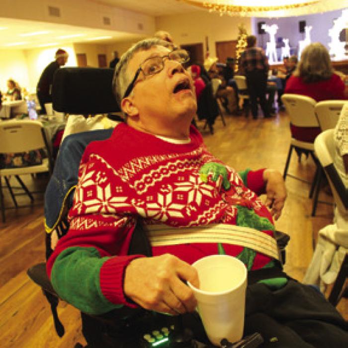 More folks having fun at the GLS Christmas Party.