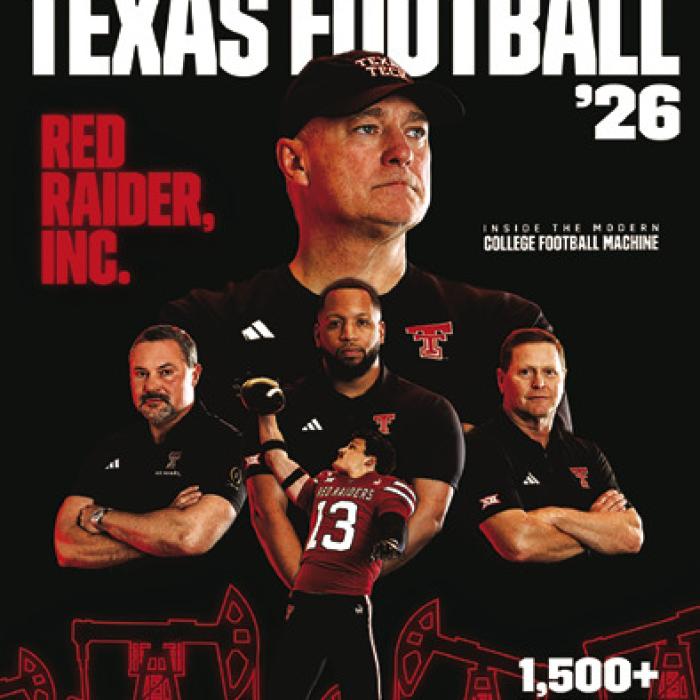 The cover of this year’s ‘Texas Football’ magazine features Texas Tech, which hasn’t exactly had the best off season after their star quarterback transfer, Brendan Sorsby, was ruled ineligible because of college gambling revelations.