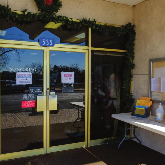 The doors to City Hall in Schulenburg will reopen to the public Feb. 1. City Hall has been closed since May in an effort to slow the spread of coronavirus. Schulenburg Public Library, pictured below, will remain closed until library staff members are able to get a coronavirus vaccine. Photos by Andy Behlen