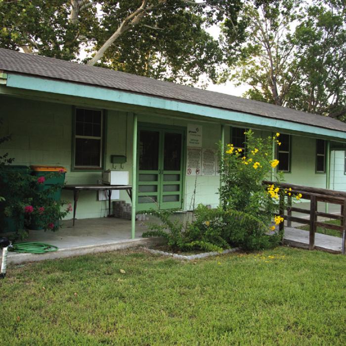 The local Girl Scout Troop has been informed by the Girl Scouts of Central Texas organization that they have 30 days to gather their things and vacate the Girl Scout Hut at the corner of Milam and Vail, so it can be sold. Photo by Meadow Taylor-Marklin