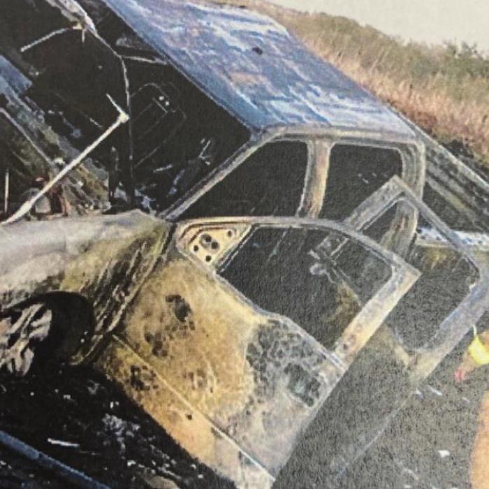 Stolen Vehicle Left to Burn by Driver