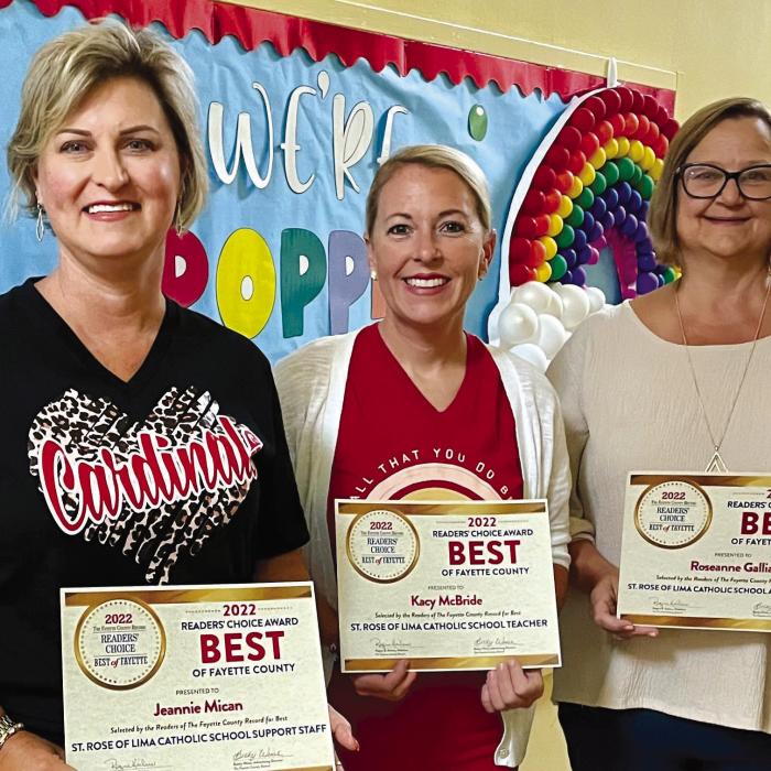 St. Rose of Lima Staff Members Recognized