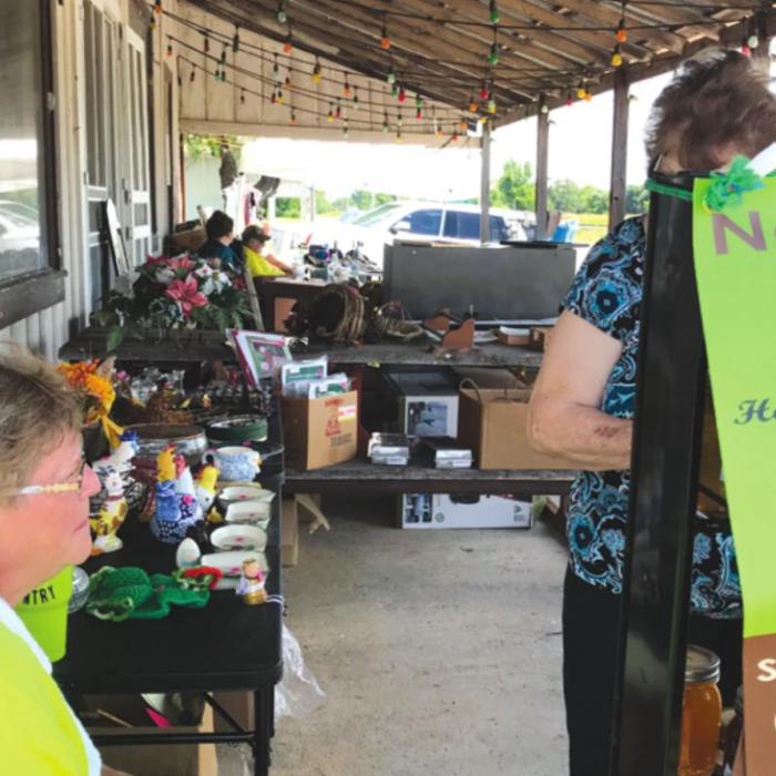 Lots of stuff was for sale at the Muldoon Community Garage sale.