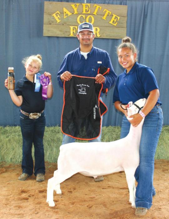 Fayette County Fair Lamb Show Results