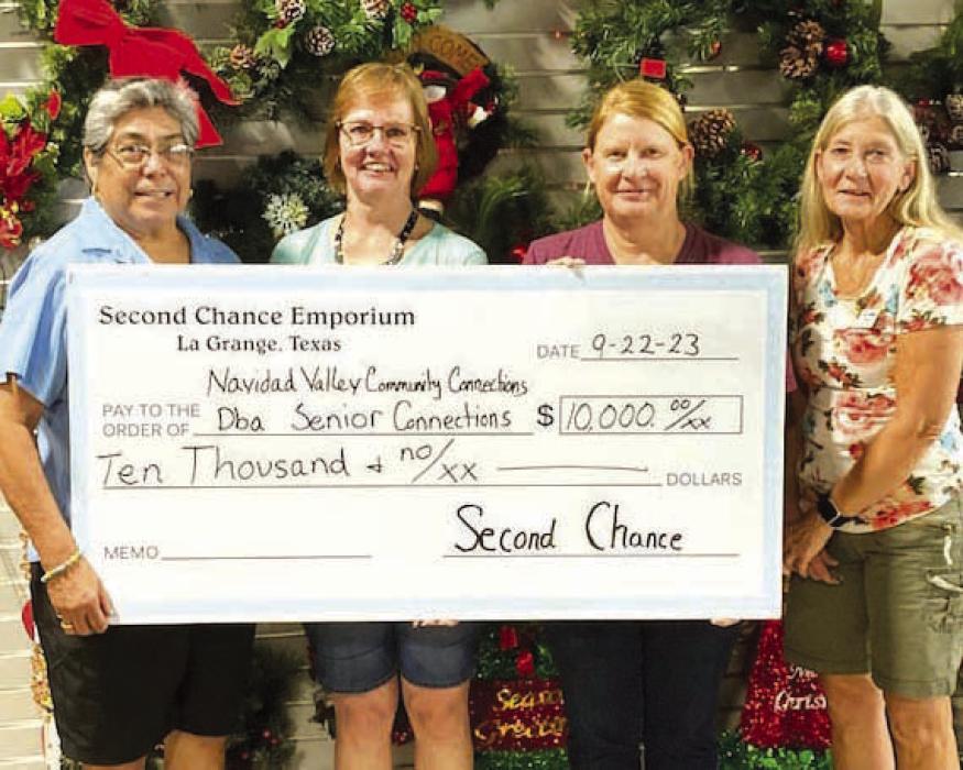 Second Chance Donates to Senior Connections