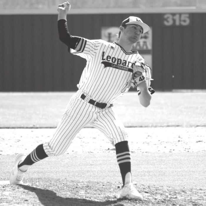 Above: Wyatt Wick pitches Wednesday.