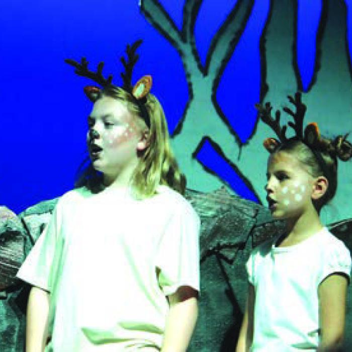 Fauns: Abigail Walker, Kodi Calvert, Jewel Chovanec.