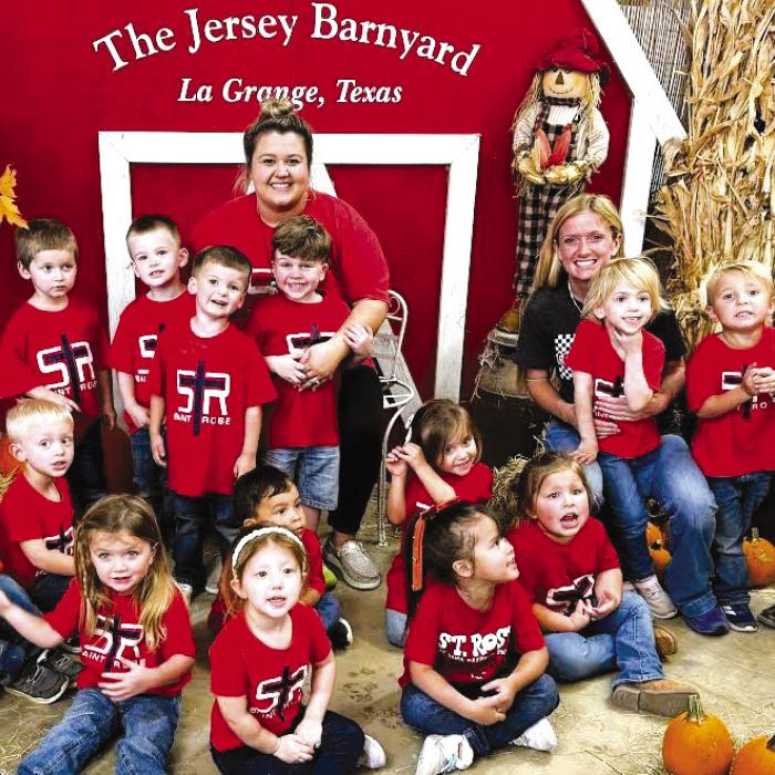 The St. Rose of Lima Catholic School 3K Little Angels enjoyed their field trip to the Jersey Barnyard. They fed the goats and sheep, bottle fed baby calves, enjoyed a hayride around the farm, milked a cow, and had a wonderful picnic lunch underneath the trees. Their trip ended with yummy ice cream for dessert.