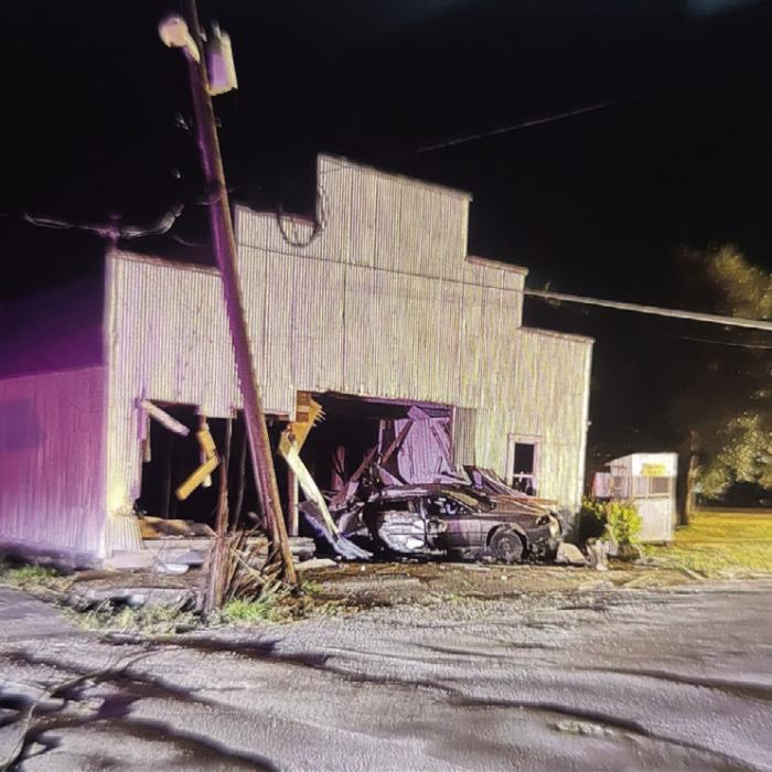 Car Hits Building