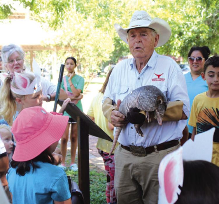 Local Kids Get a Look at the Farm Life as Reading Program Welcomes Armadillos, Donkeys and More